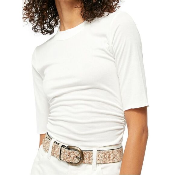 Intimately Free People OB1060305 Women's Sz XS White Talk To Me T-Shirt - Picture 6 of 6